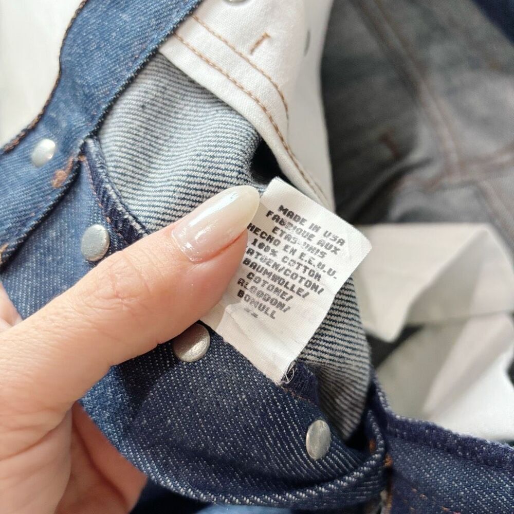 Double RL High Slim Rigid Vintage Jeans 28 X 34 - Women’s XS-S - Picture 6 of 8